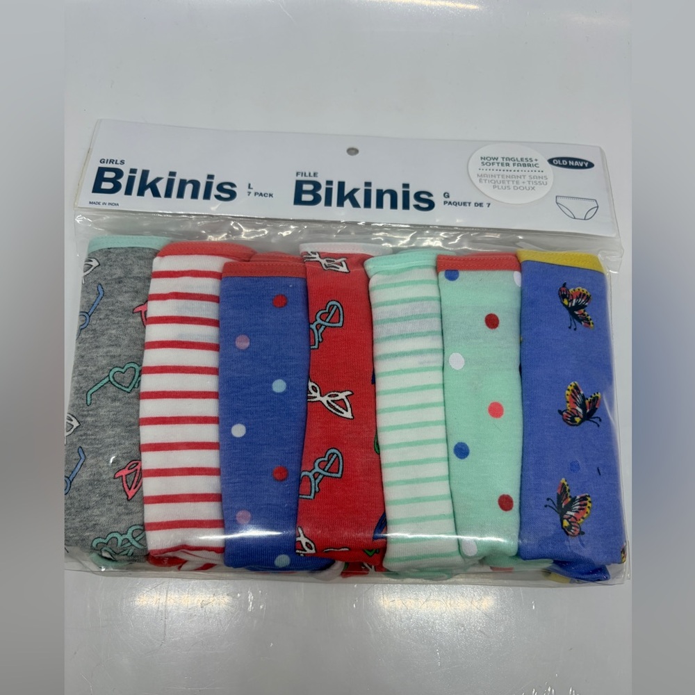 Old Navy Girls' Vibrant Bikini Briefs - 7 Pack